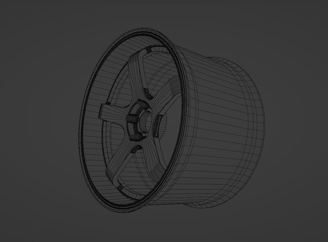 ADVAN RACING GT 3D model_4