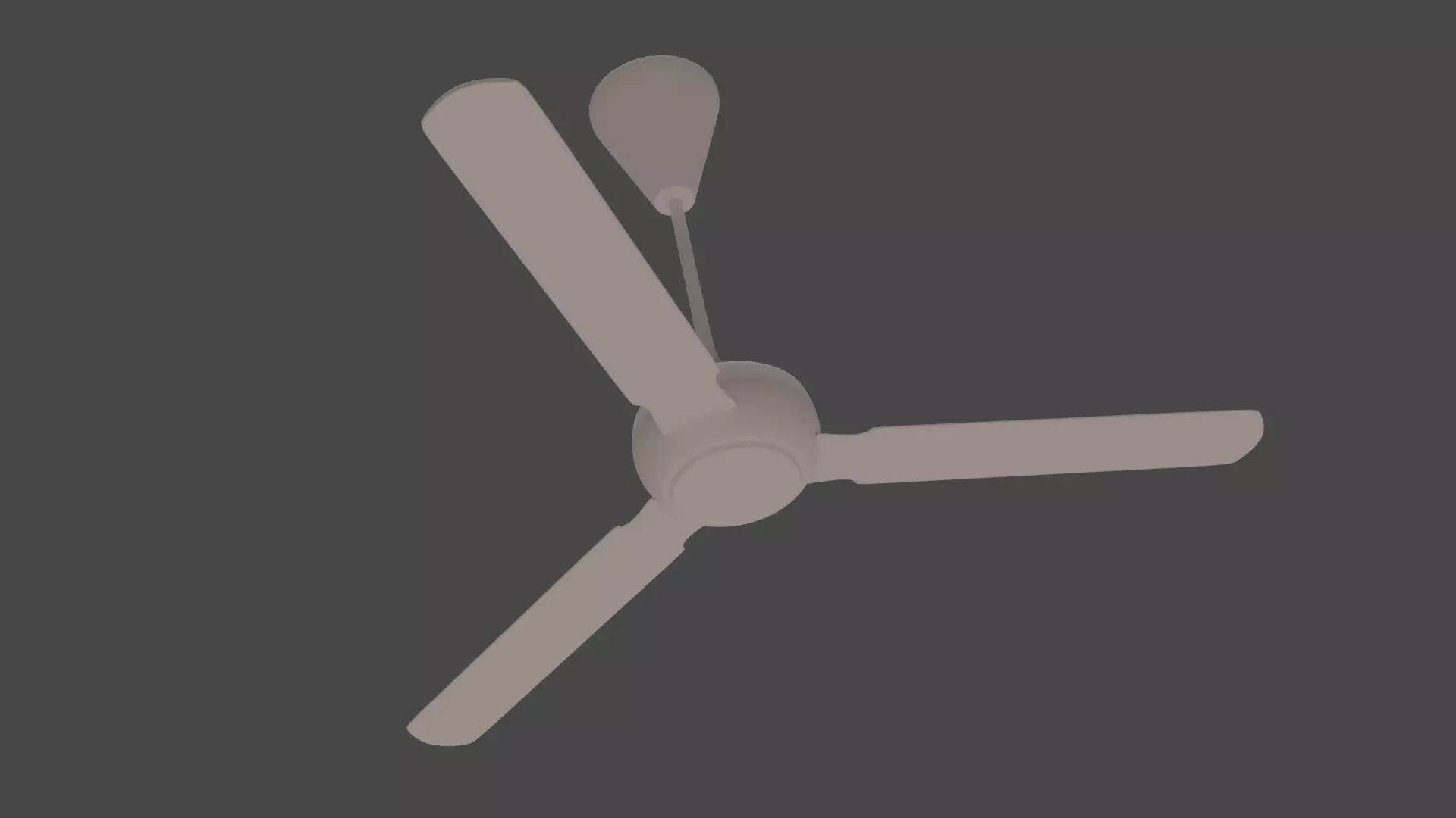 Ceiling fan Free low-poly 3D model