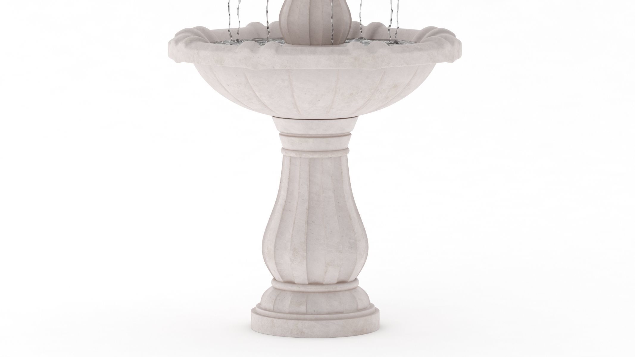 Fountain 02 PBR 3D model_3