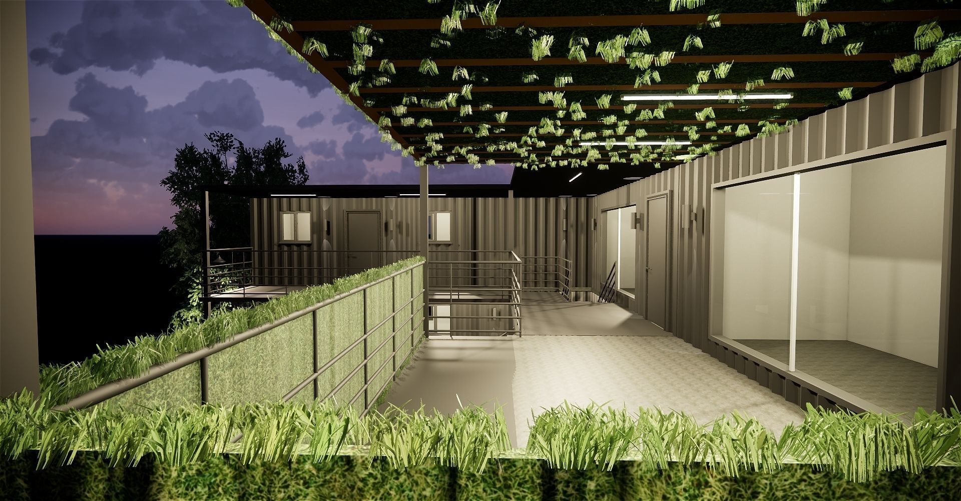 Shipping Container based design 3D model_6