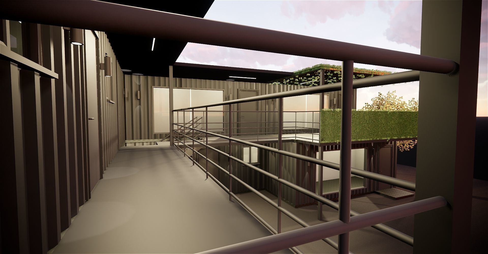 Shipping Container based design 3D model_8