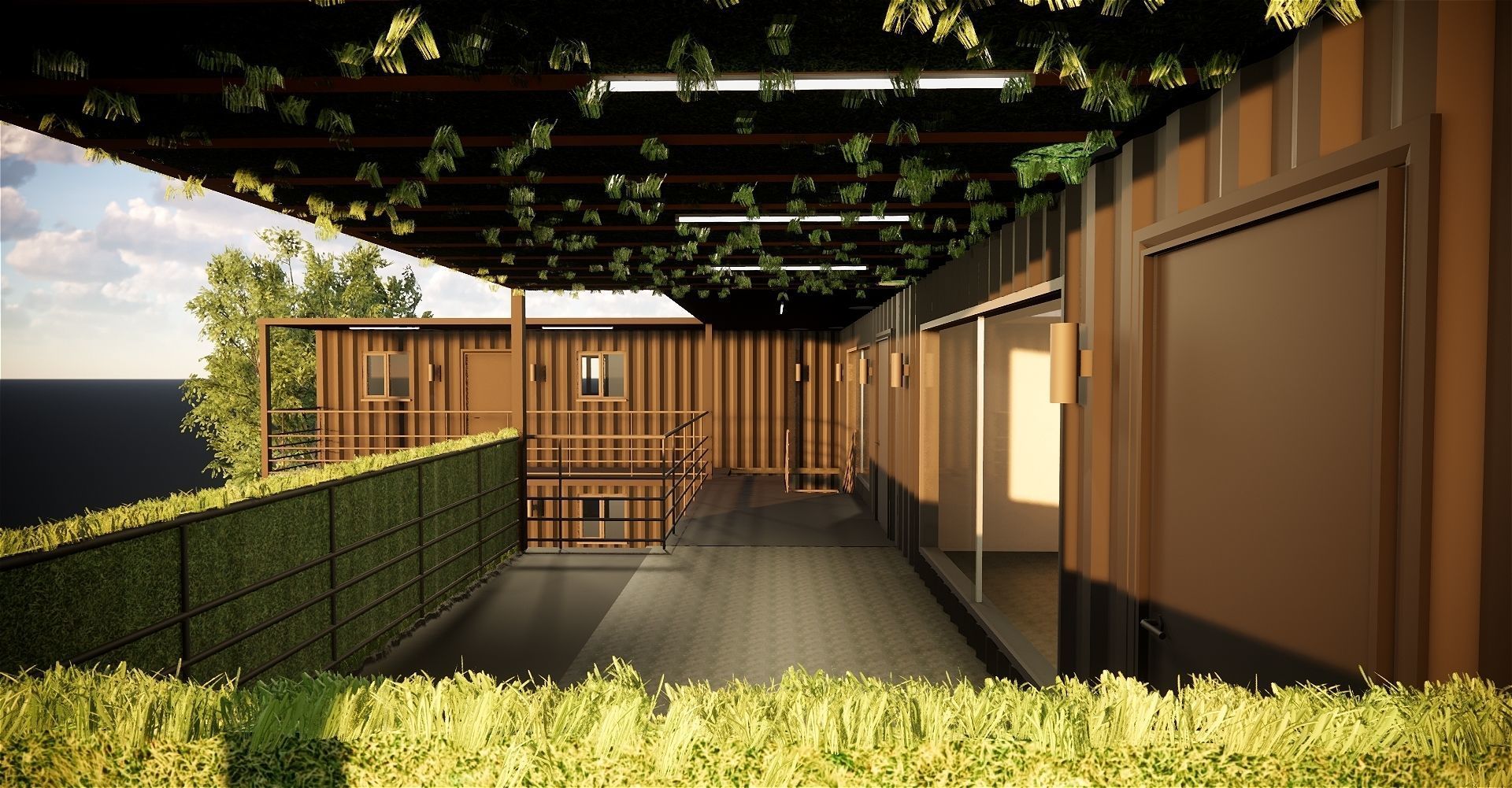 Shipping Container based design 3D model_5