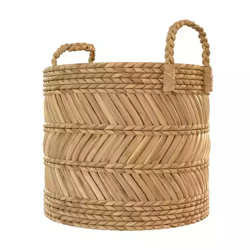 The Banana Zigzag Basket Natural