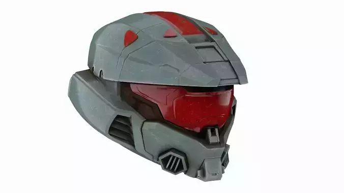 Halo SPARTAN Mark VII Gen 3 Helmet PBR Realistic 3D model