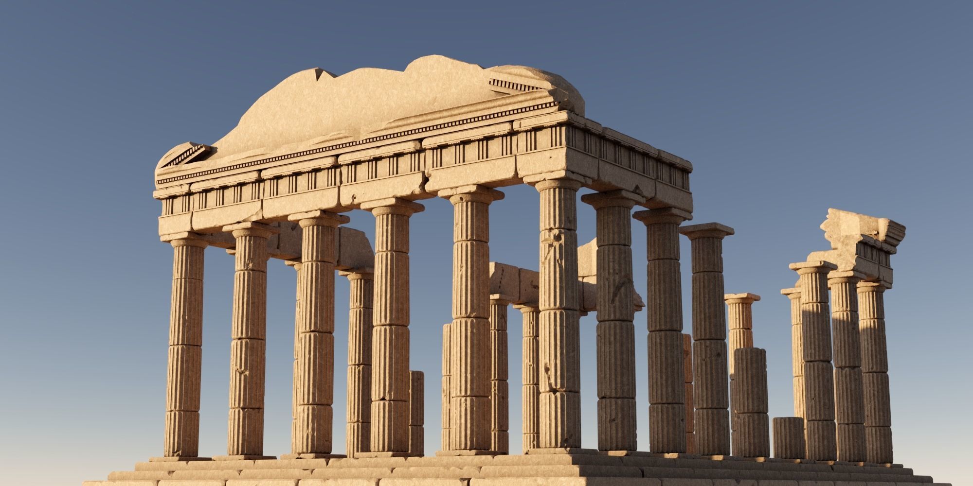 21 Roman Ruins - Asset Pack for Blender 3D model_1