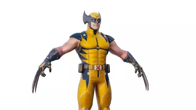 Wolverine 3D model batman