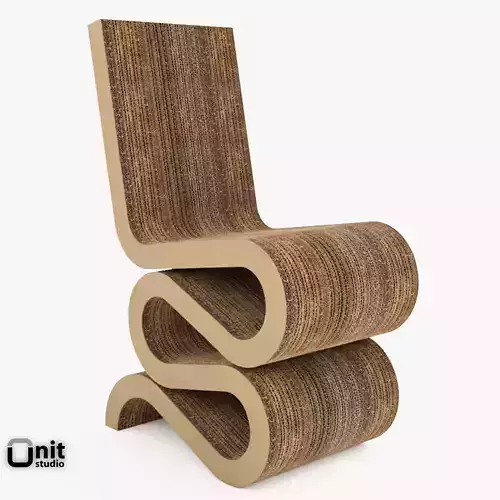 Easy edge Wiggle Side Chair by Vitra