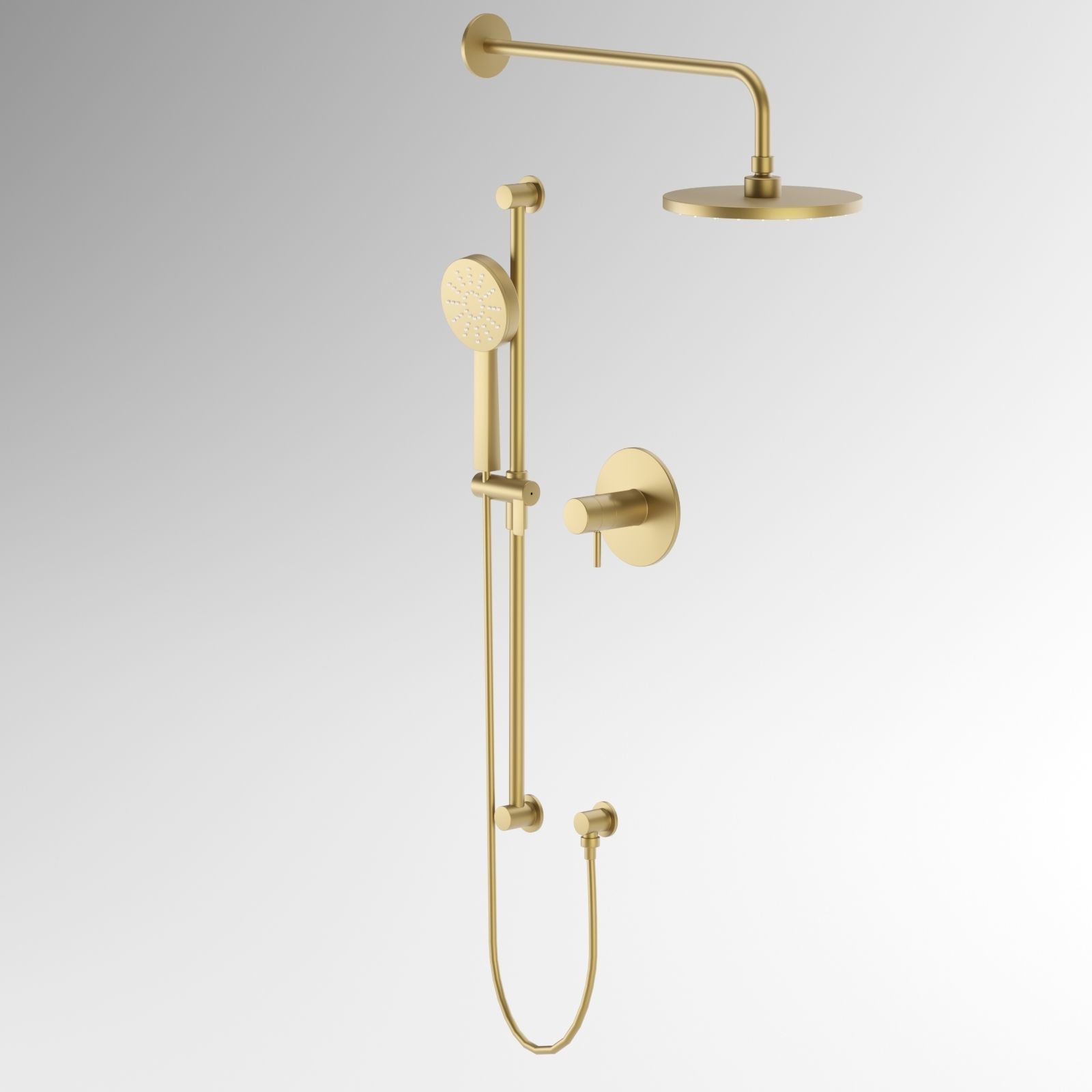 Thermostatic and Pressure Balance Shower System with up to two 3D model_1