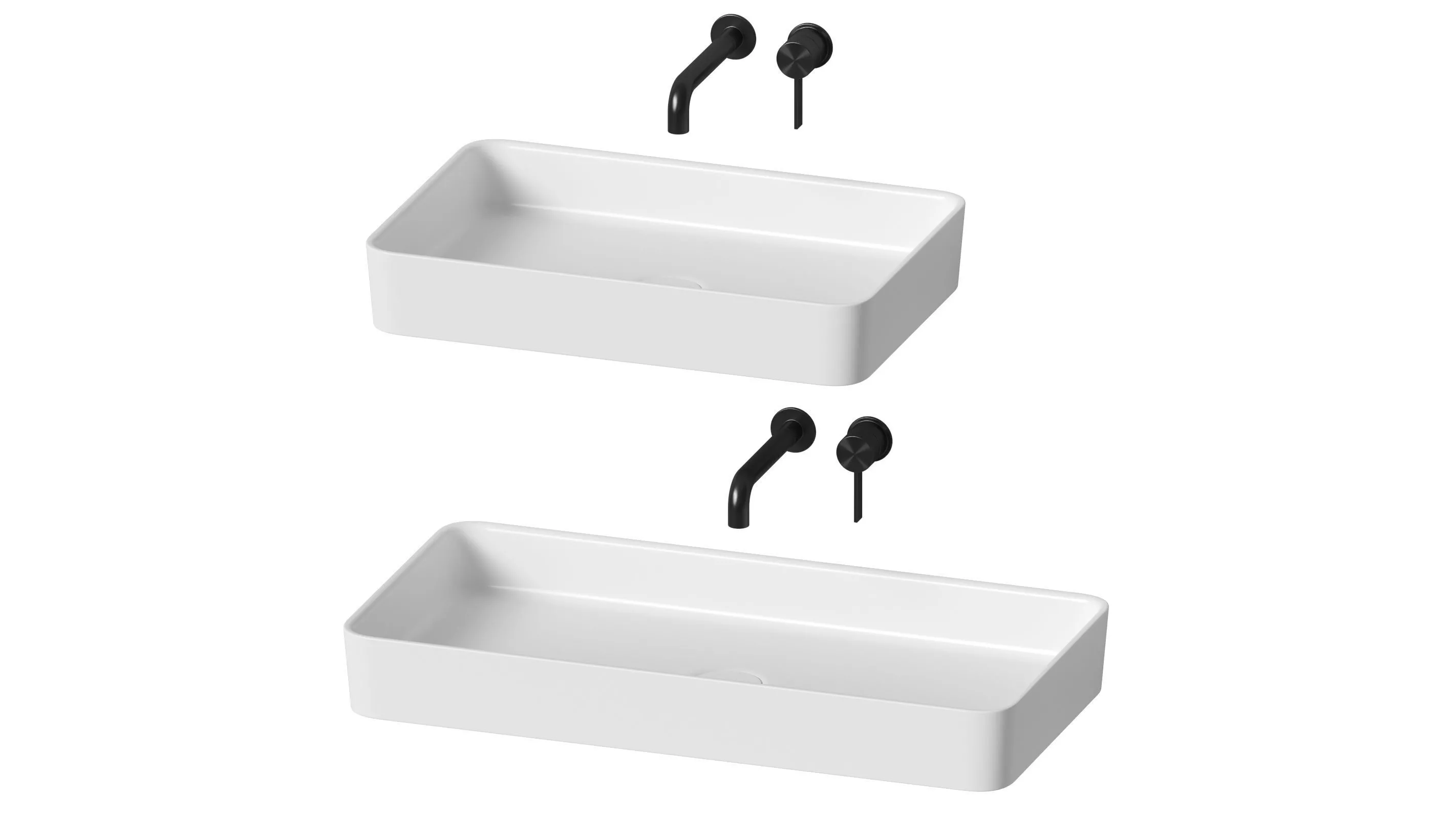 Bette - BetteArt Counter top washbasin 3D model