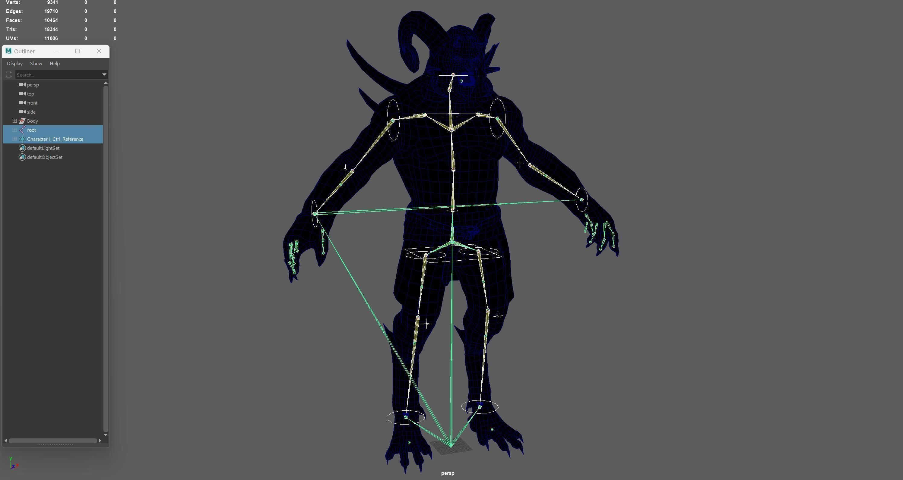 DemonBoss 3 for pack Low-poly 3D model_30
