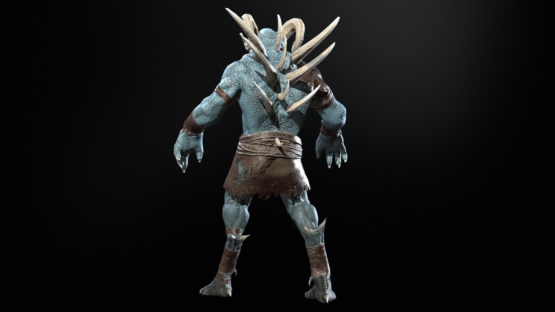DemonBoss 3 for pack Low-poly 3D model_21