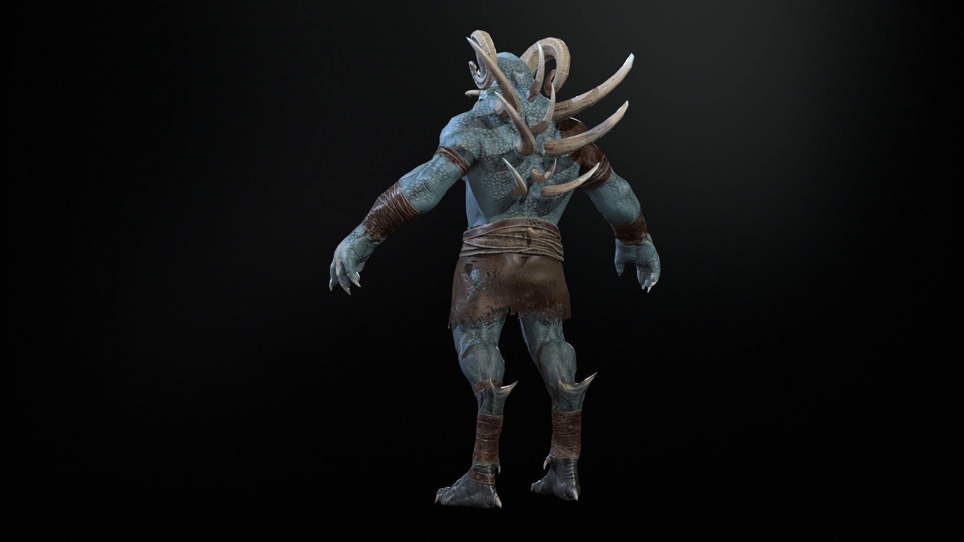 DemonBoss 3 for pack Low-poly 3D model_5