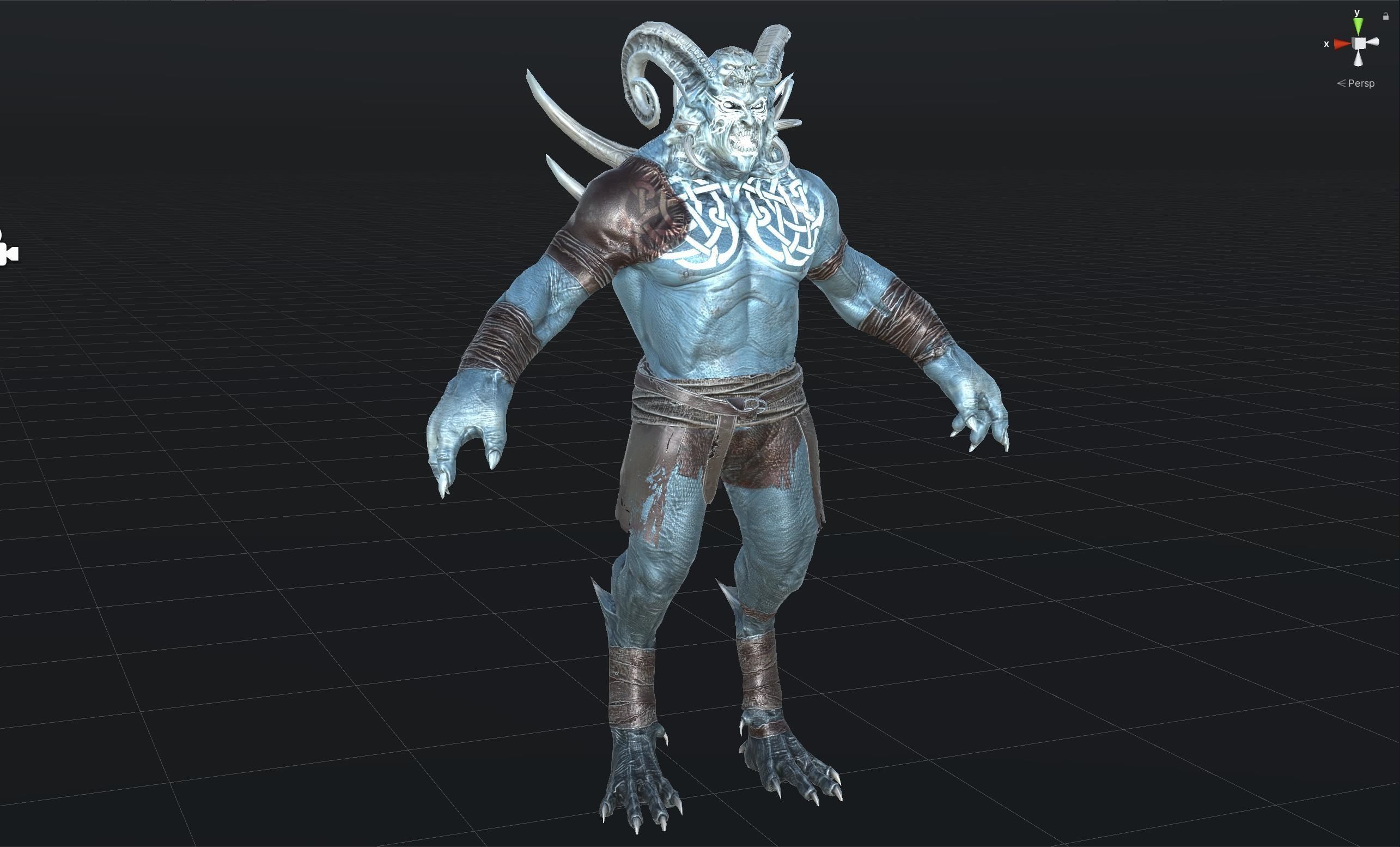 DemonBoss 3 for pack Low-poly 3D model_27