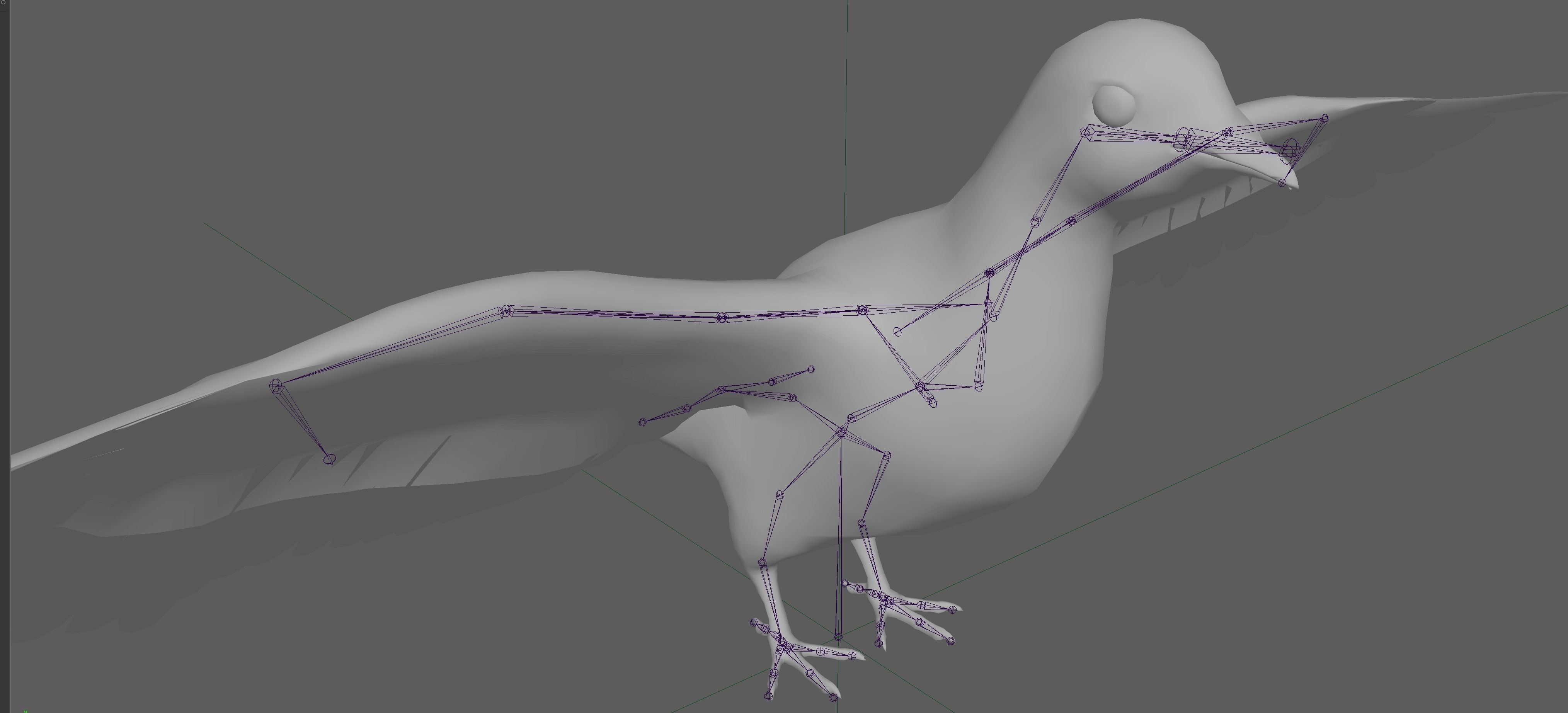 Dove White Pigeon  Low-poly 3D model_13