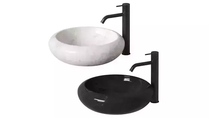 ARRELART - MARBLE WASHBASIN LYON