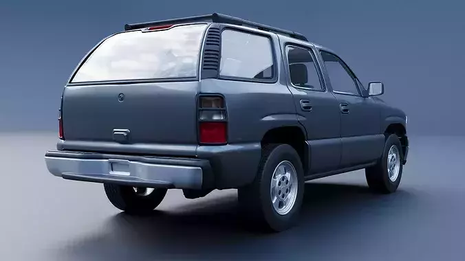 Chevrolet Tahoe 2002  3D print model 7