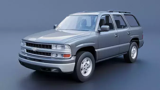 Chevrolet Tahoe 2002  3D print model 4