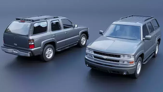 Chevrolet Tahoe 2002  3D print model 2