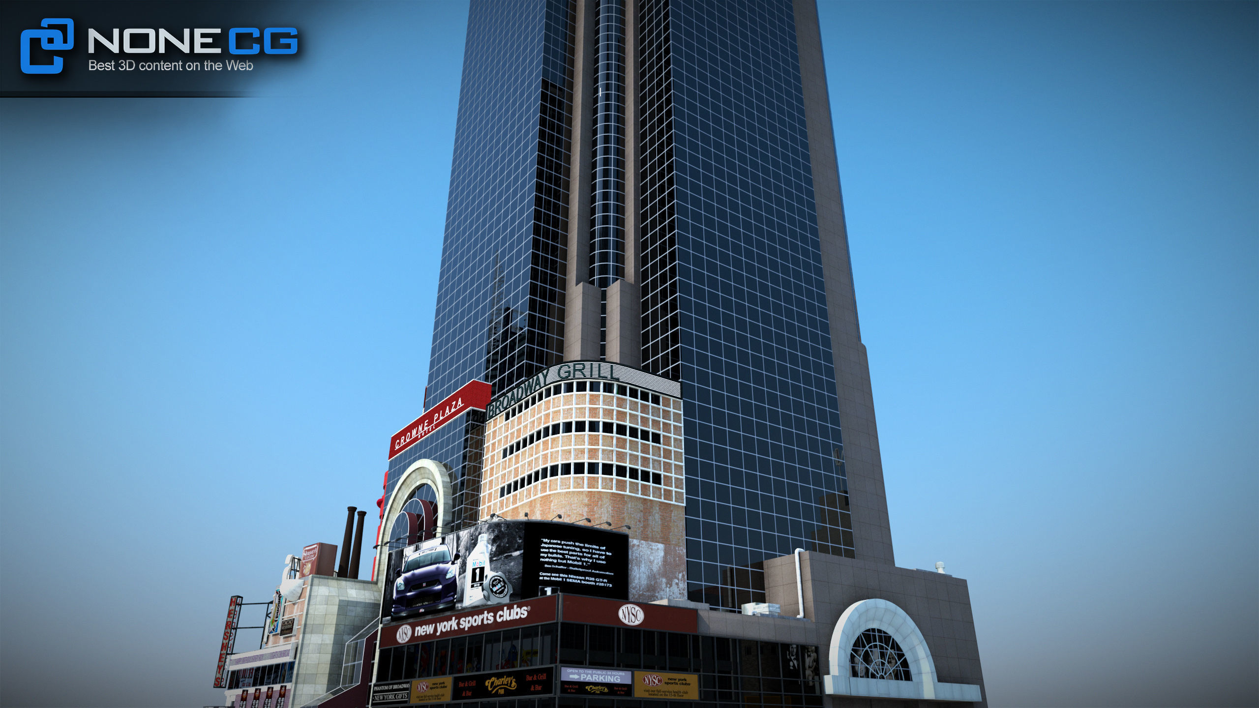 NYC Buildings Pack Low-poly 3D model_51