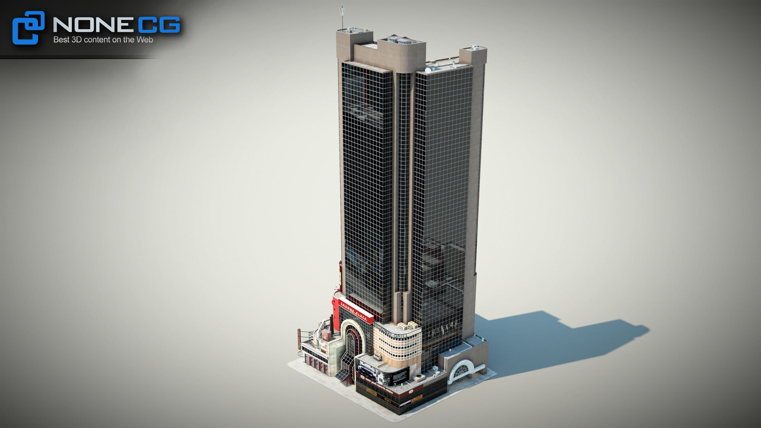 NYC Buildings Pack Low-poly 3D model_20