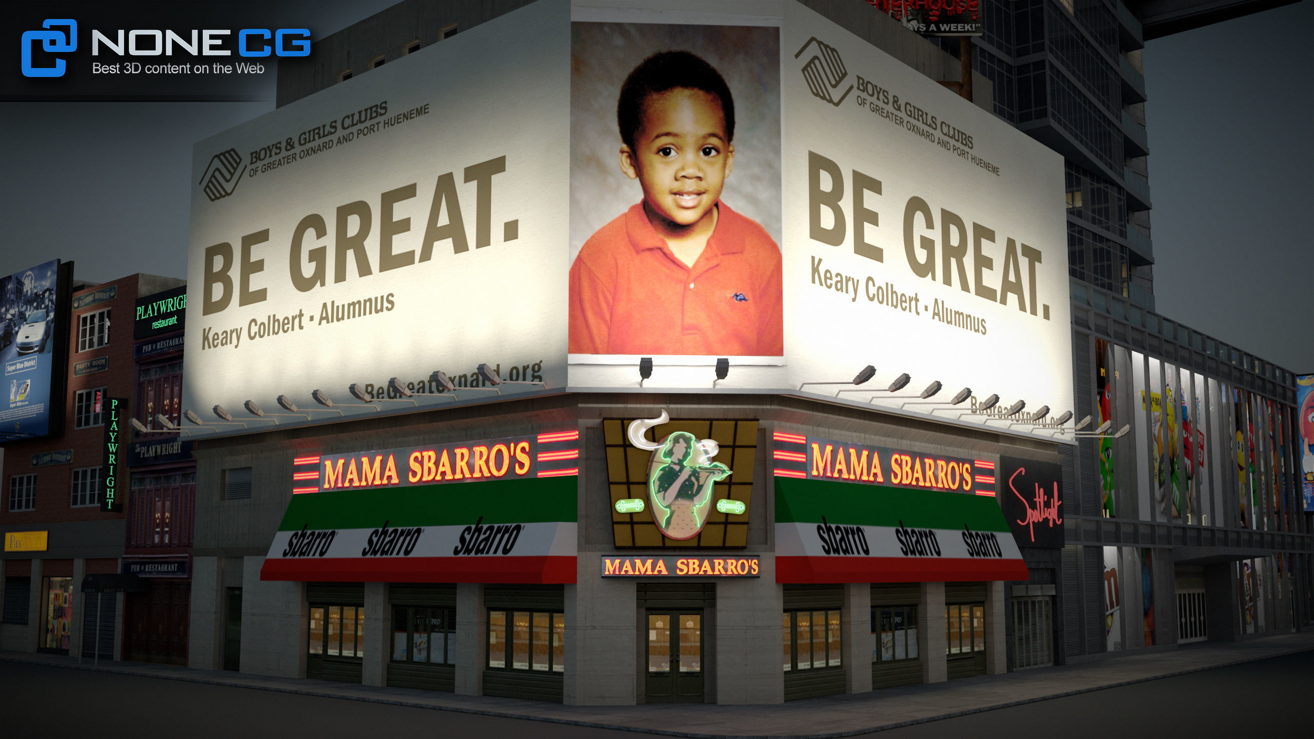 NYC Buildings Pack Low-poly 3D model_34