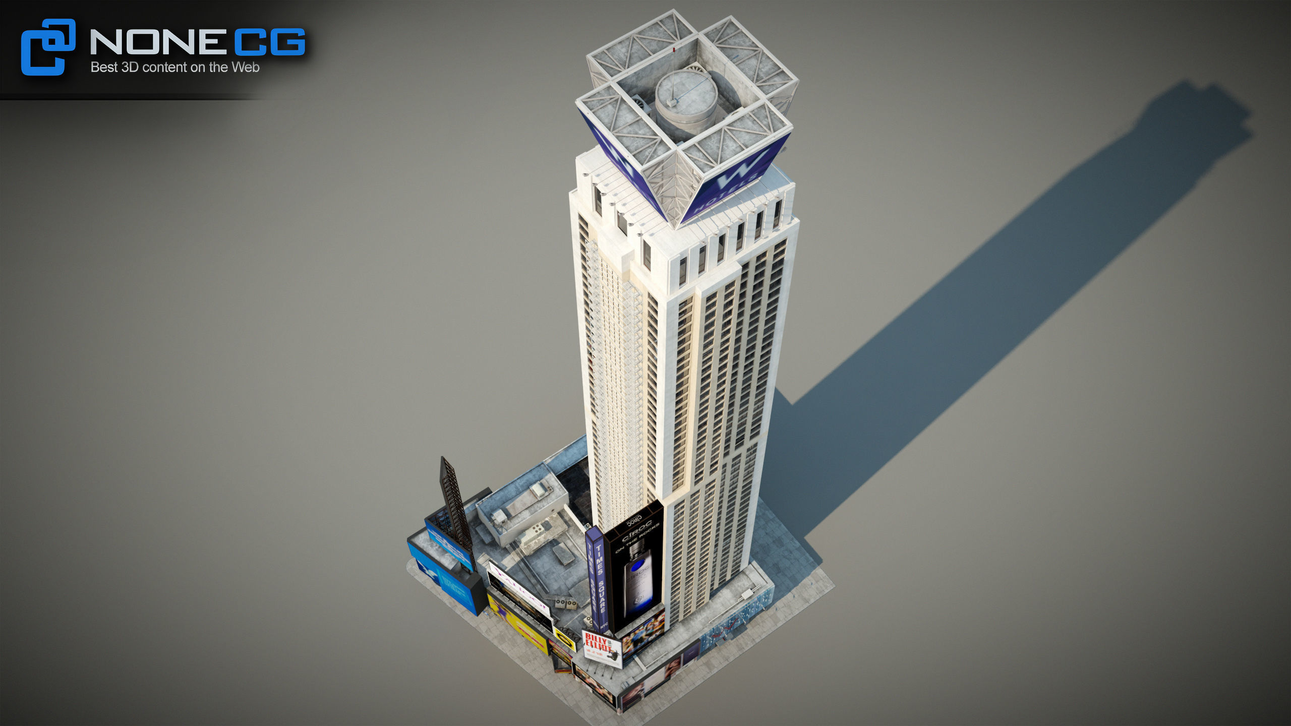 NYC Buildings Pack Low-poly 3D model_48