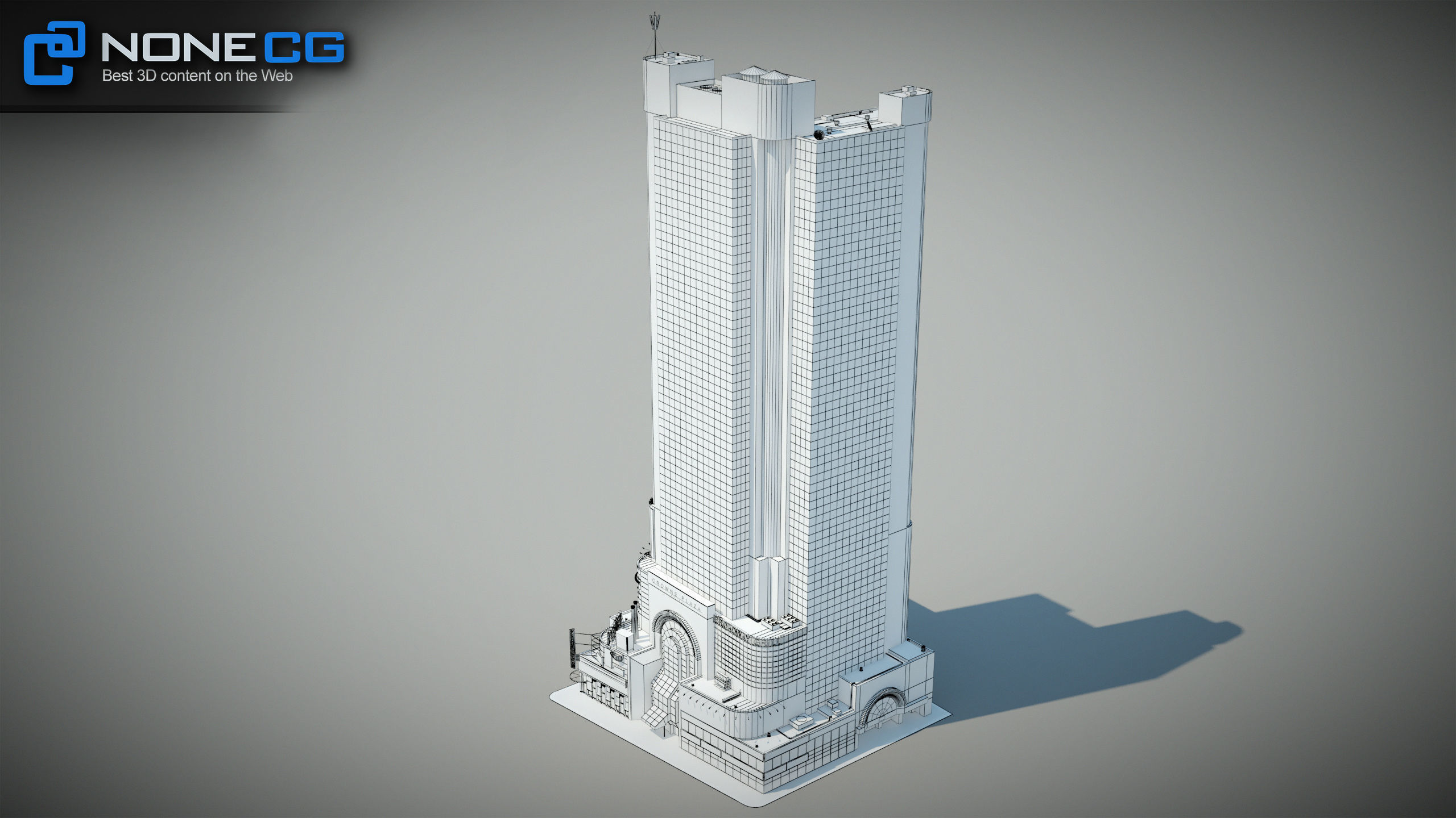 NYC Buildings Pack Low-poly 3D model_16
