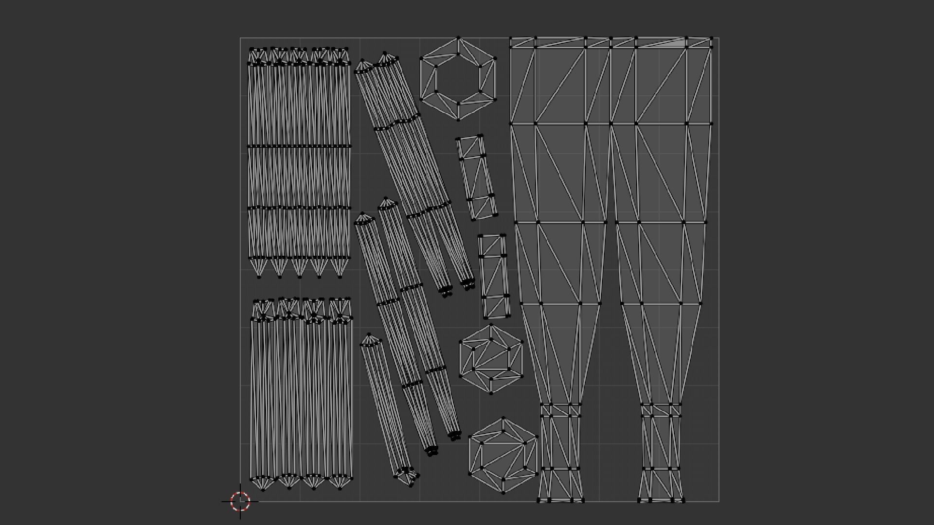 POST APOCALYPTIC MELEE WEAPON NAILED BAT BLOOD STAINED Low-poly 3D model_18