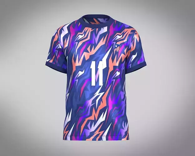 Soccer Football Royal Blue Jersey Player-11