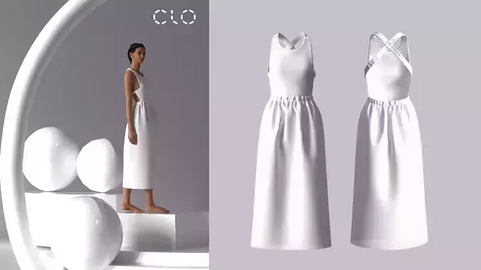 Dress 3D model