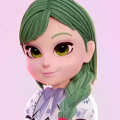 Little Girl - Fully Rigged