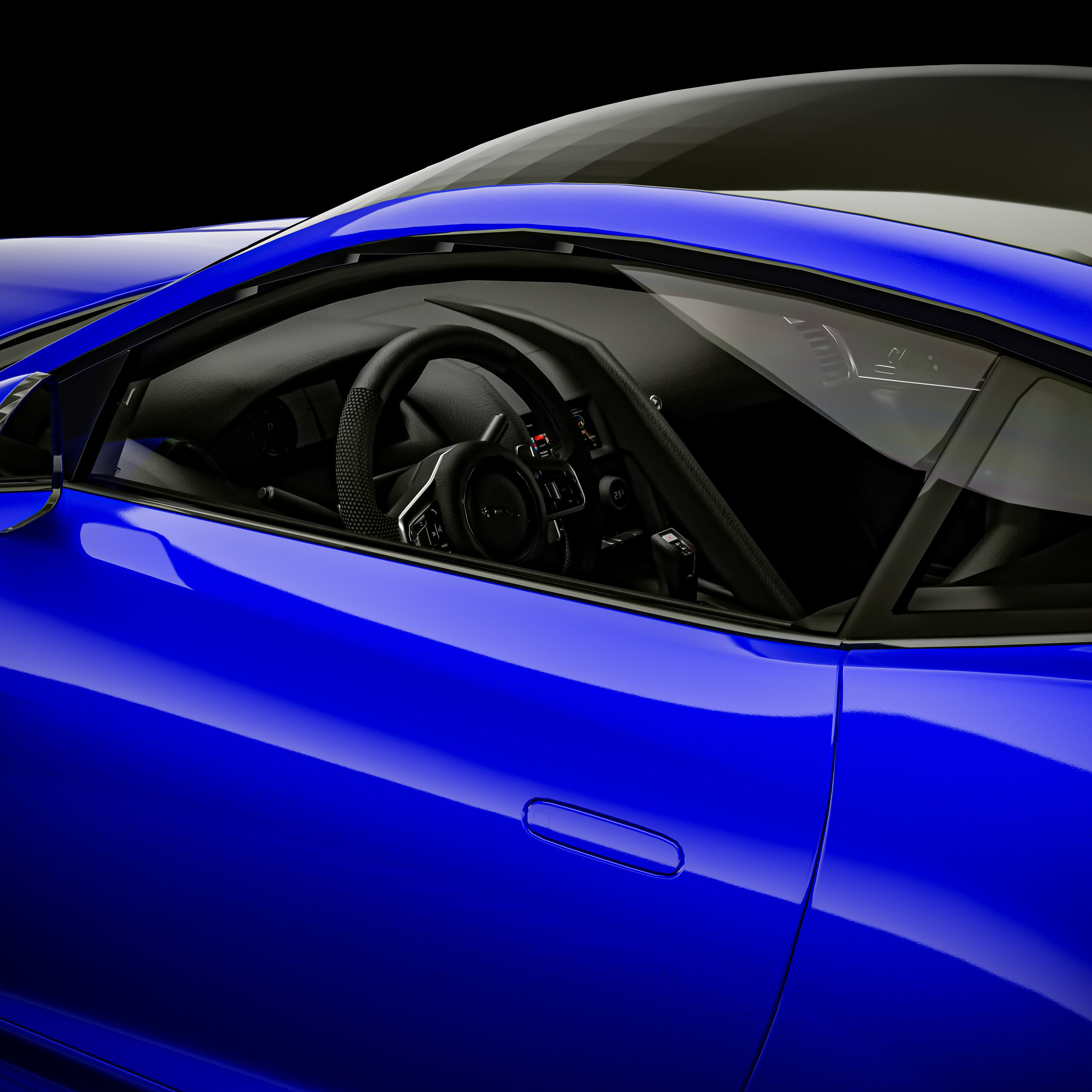 Jaguar F-Type Luxury Sports car 3D model_8