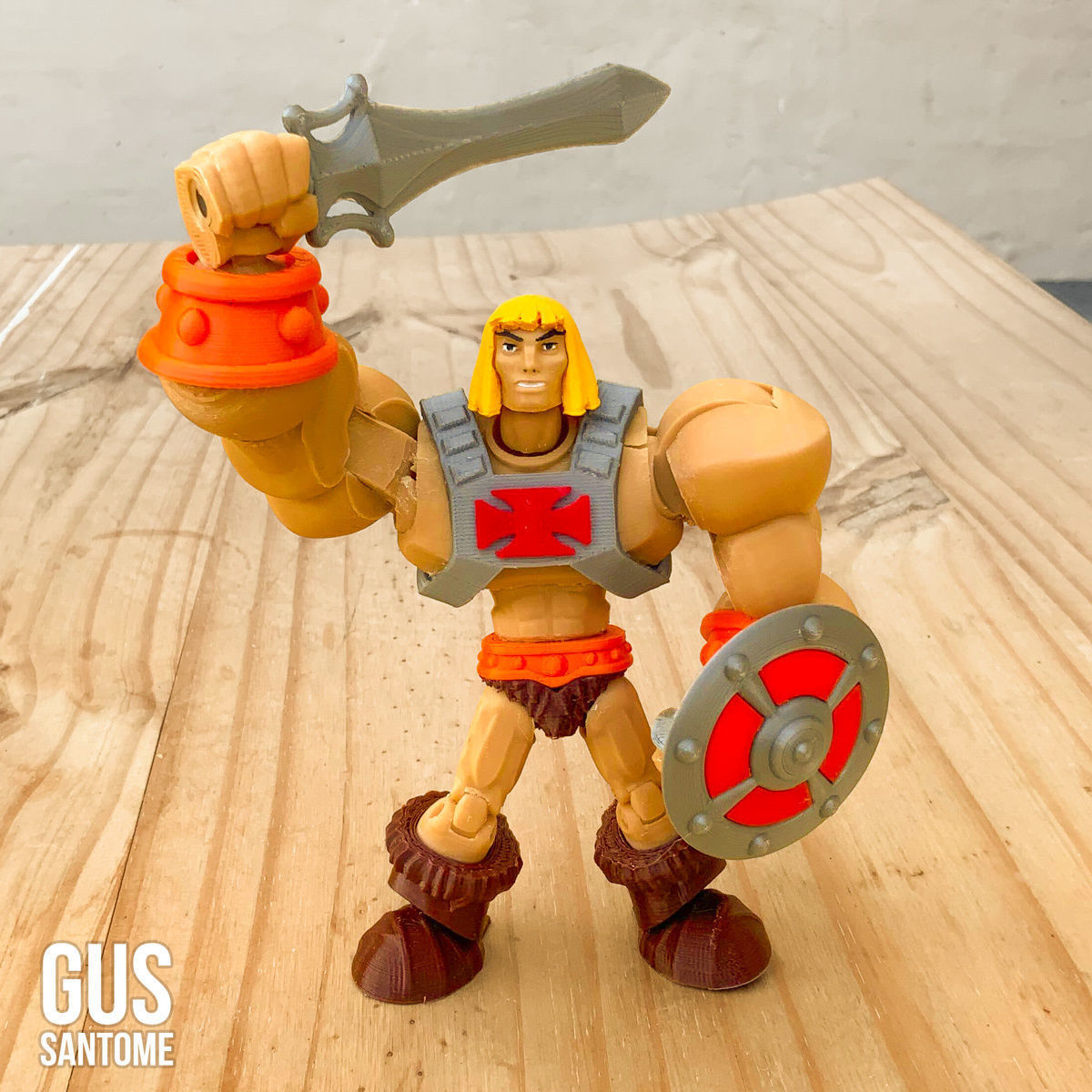He-man and the master of the universe - MOTU He-Man 3D print model_8
