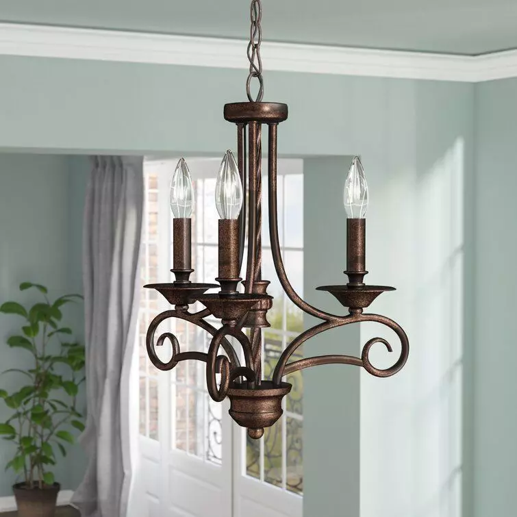 Brenda Light Classic Traditional Chandelier 3D model_0