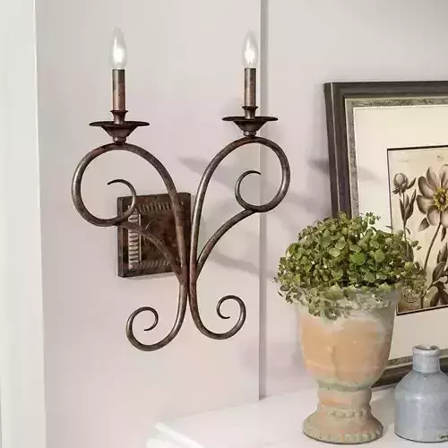 Brenda Candle Wall Light