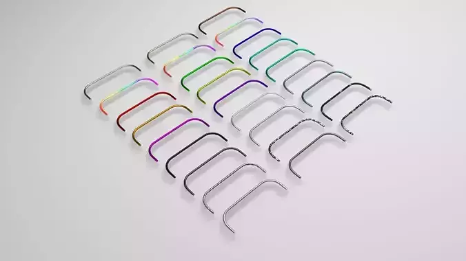 Staples Set 3D model