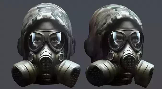 Helmet 3d model military combat Military