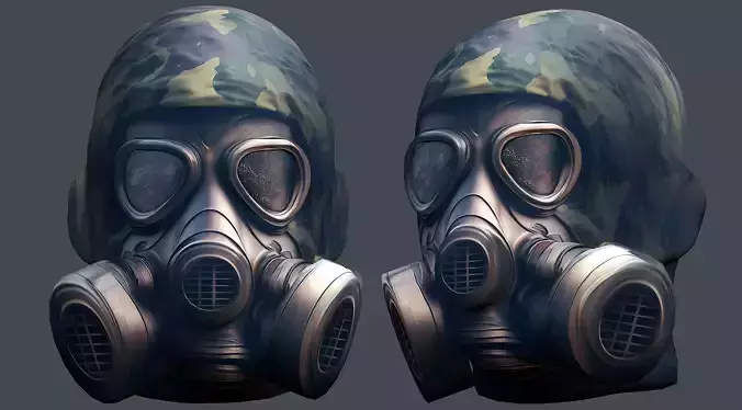 Helmet 3d model military combat Military