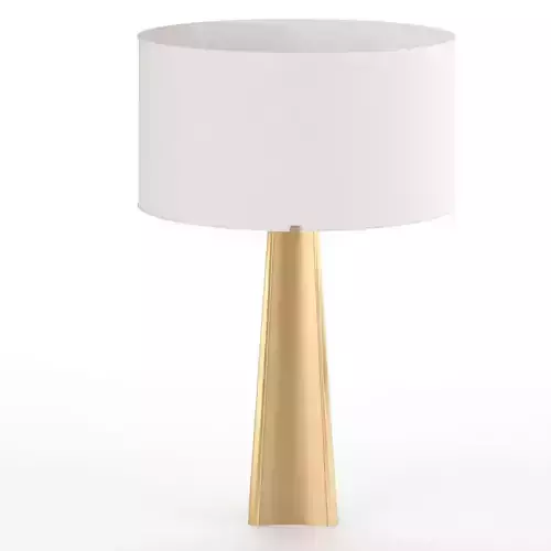 isla brass triangle table lamp 3D model
