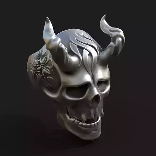 Ring skull 3D print model