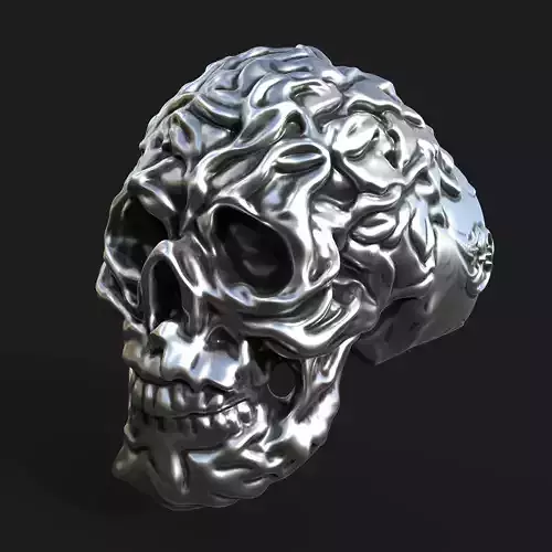 Ring skull style  3D print model
