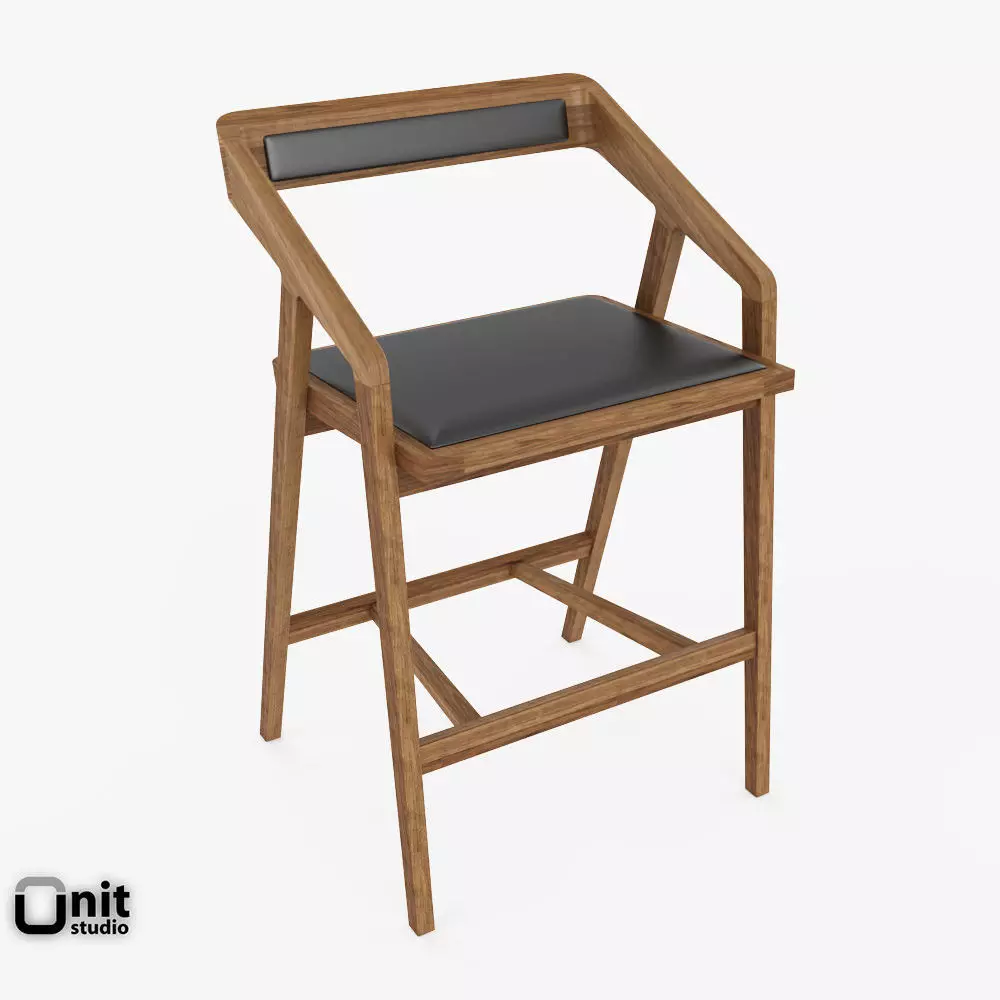 Katakana Bar stool by Dare Studio 3D model_0