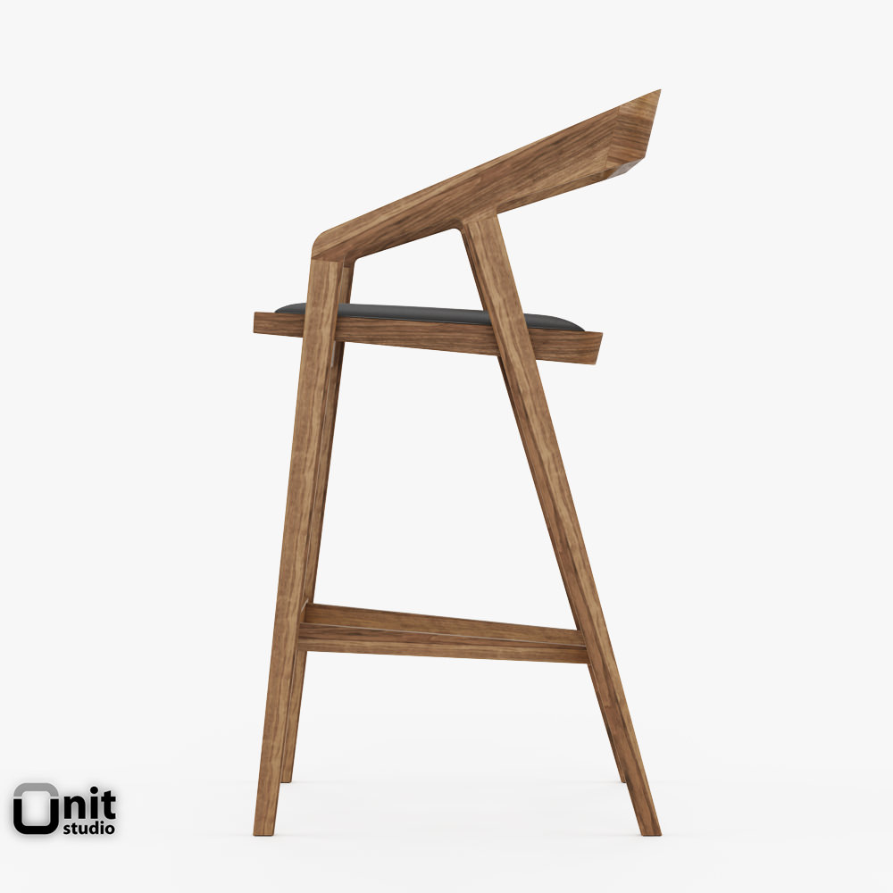 Katakana Bar stool by Dare Studio 3D model_5
