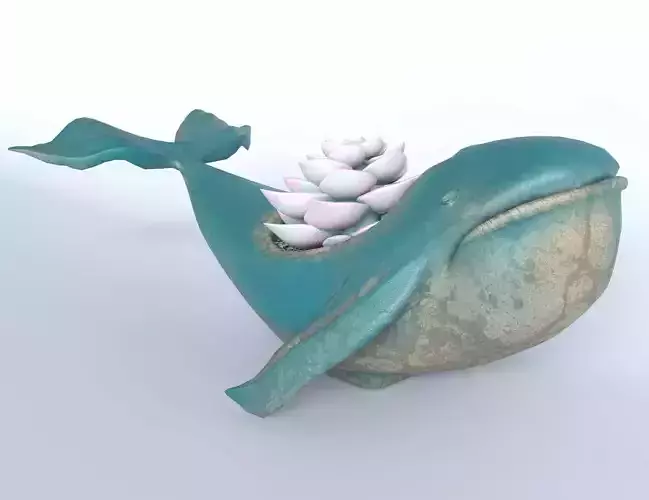 Flower-pot whale