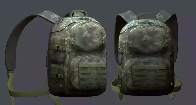 Backpack military combat Black baggage