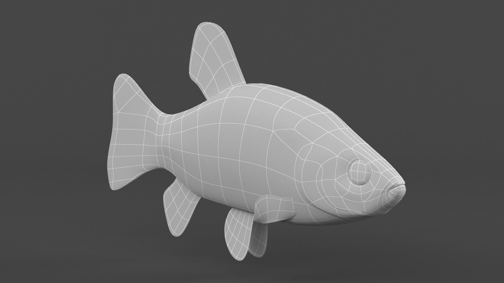 Tench Fish 3D model_10