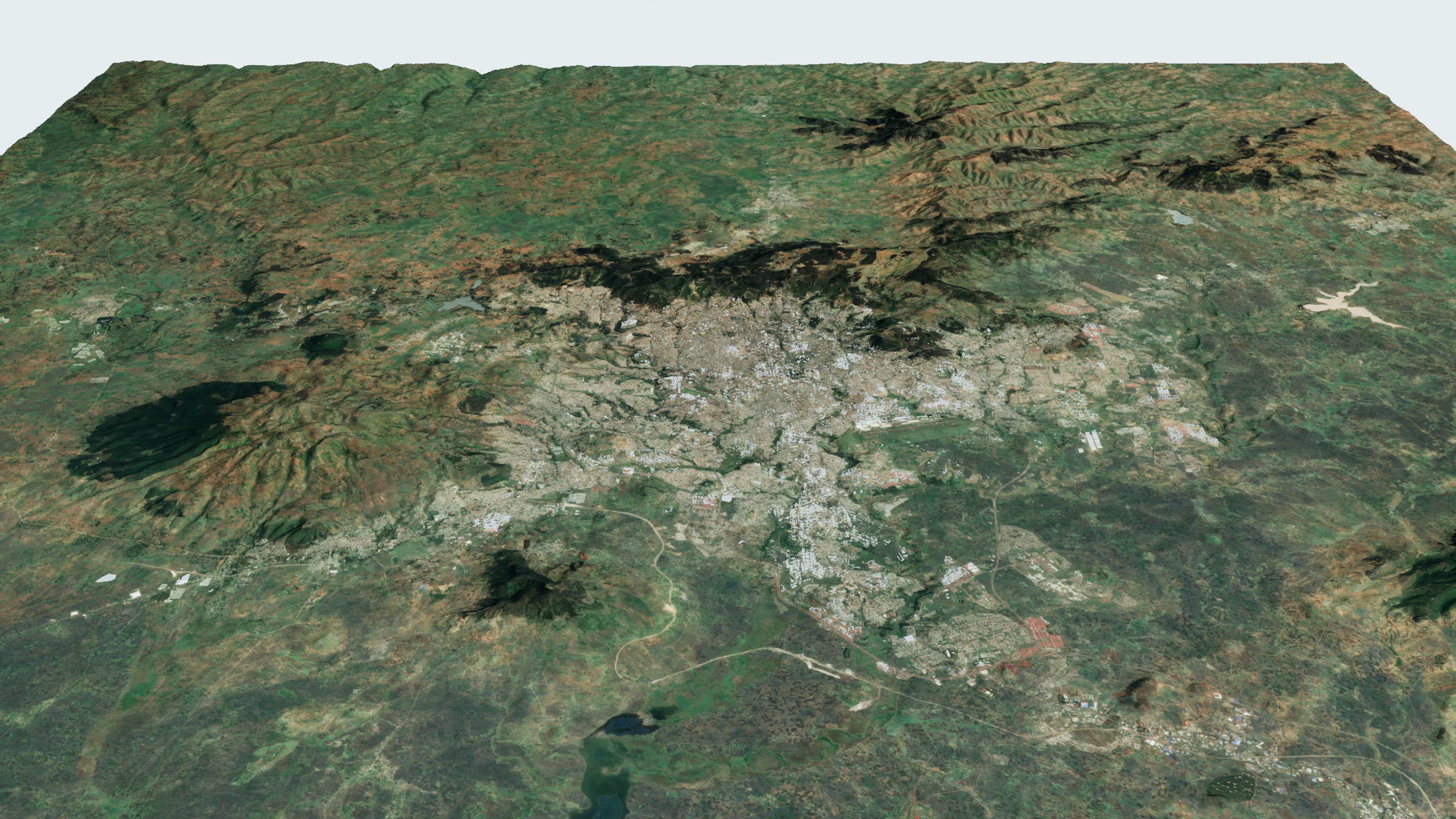 Addis Ababa Ethiopia City Landscape 3D Model 3D model_6