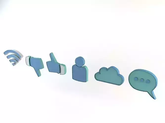 Social Media Internet Online Symbols