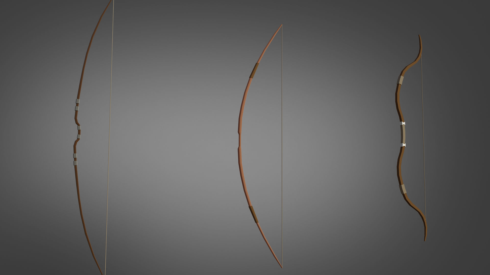 Low-Poly Stylized Medieval Weapons Low-poly 3D model_5