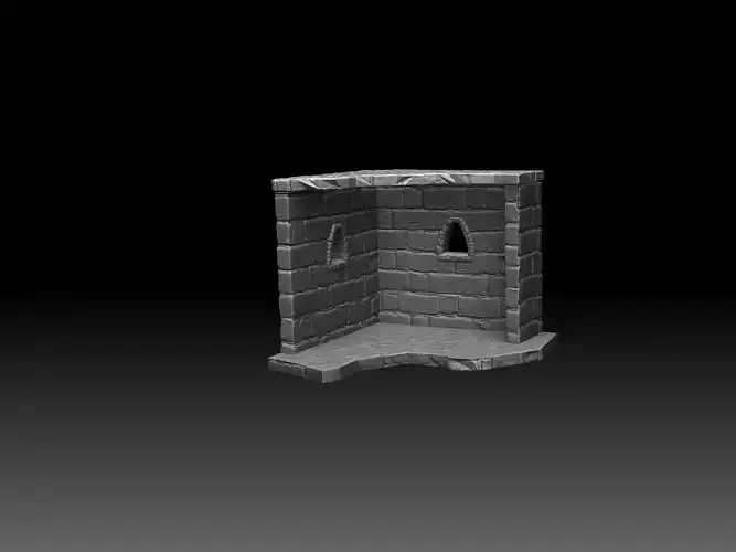 Dungeon walls and door